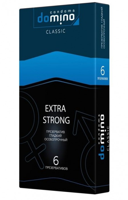 Суперпрочные презервативы DOMINO Extra Strong - 6 шт. - Domino - купить с доставкой в Екатеринбурге