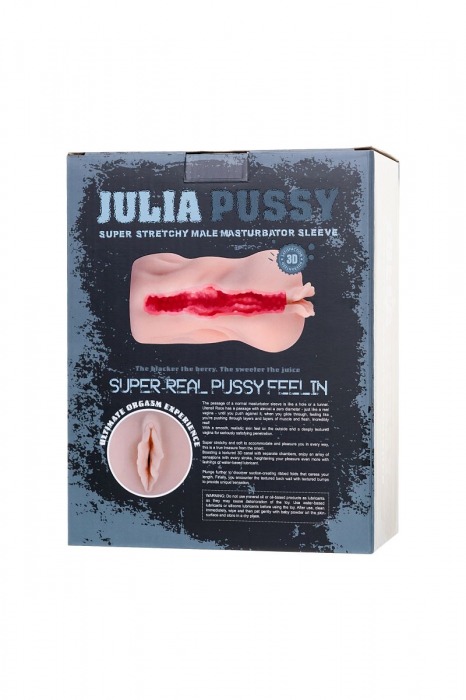 Телесный мастурбатор-вагина Julia - Xise - в Екатеринбурге купить с доставкой