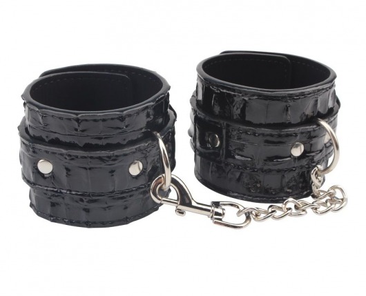 Черные наручники Surrender Wrist Restraints - Chisa - купить с доставкой в Екатеринбурге