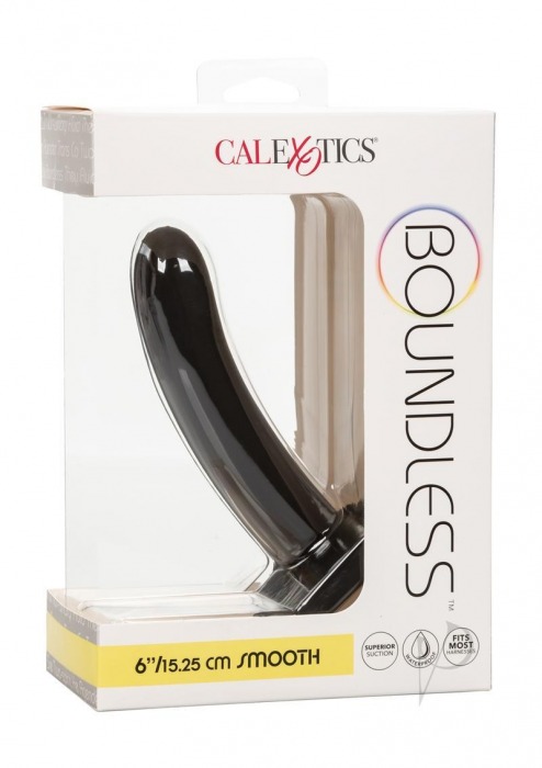 Черный анальный стимулятор Silicone Smooth Probe - 15,25 см. - California Exotic Novelties - купить с доставкой в Екатеринбурге