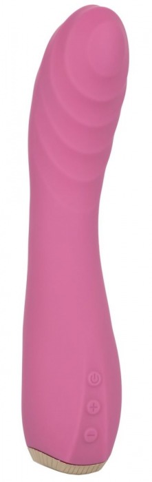 Розовый вибромассажер для стимуляции точки G Uncorked Pinot - 18,5 см. - California Exotic Novelties