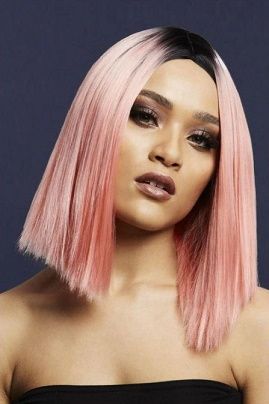 Нежно-розовый парик  Кайли - Fever купить с доставкой