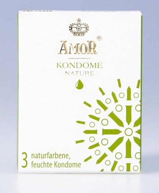 Классические презервативы AMOR Nature - 3 шт. - AMOR - купить с доставкой в Екатеринбурге