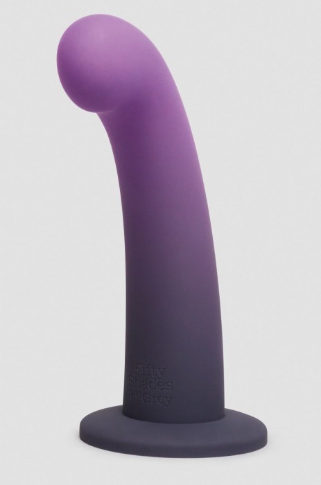 Фиолетовый, меняющий цвет фаллоимитатор Feel It Baby Colour-Changing Silicone G-Spot Dildo - 17,8 см. - Fifty Shades of Grey