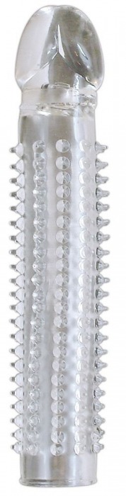 Прозрачная насадка на пенис Tailor Made Crystal с шипами - Orion - в Екатеринбурге купить с доставкой