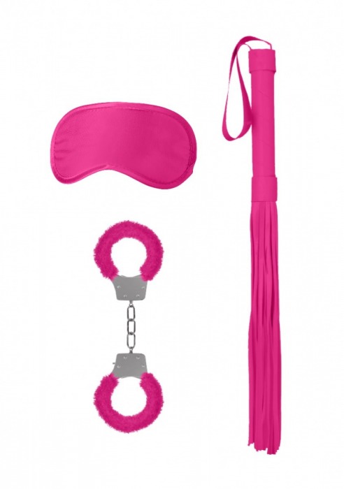 Розовый набор для бондажа Introductory Bondage Kit №1 - Shots Media BV - купить с доставкой в Екатеринбурге