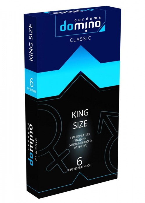 Презервативы увеличенного размера DOMINO Classic King size - 6 шт. - Domino - купить с доставкой в Екатеринбурге