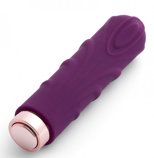 Фиолетовая вибропуля Love Sexy Silky Touch Vibrator - 9,4 см. - So divine