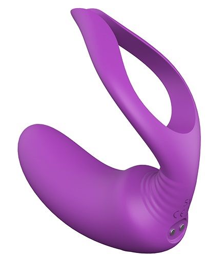 Фиолетовый анальный вибратор REMOTE PRIVATE PLEASER - Dream Toys
