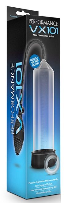 Прозрачная вакуумная помпа VX101 Male Enhancement Pump - Blush Novelties - в Екатеринбурге купить с доставкой