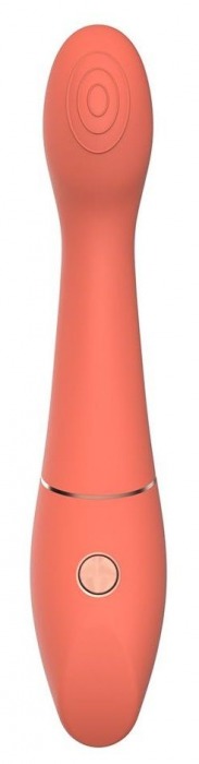 Оранжевый вибромассажер Candice - 22 см. - Dream Toys