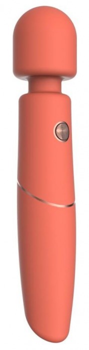 Оранжевый вибромассажер Clarissa - 22,6 см. - Dream Toys