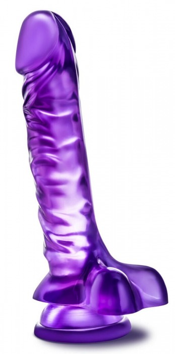 Фиолетовый фаллоимитатор Basic 8 - 22,86 см. - Blush Novelties