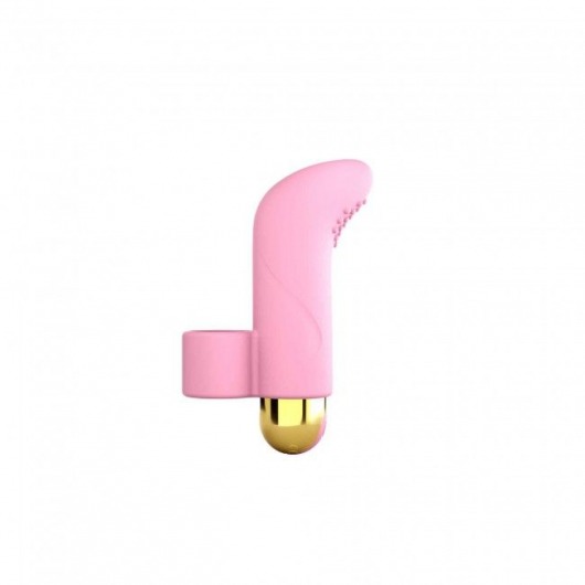 Розовый вибратор на палец Touch Me - 8,6 см. - Love to Love