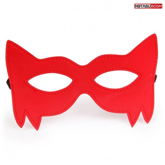 Стильная красная маска на глаза - Notabu - купить с доставкой в Екатеринбурге