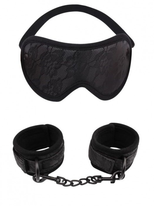 Черный эротический набор Temptation Bondage Kit - Chisa - купить с доставкой в Екатеринбурге
