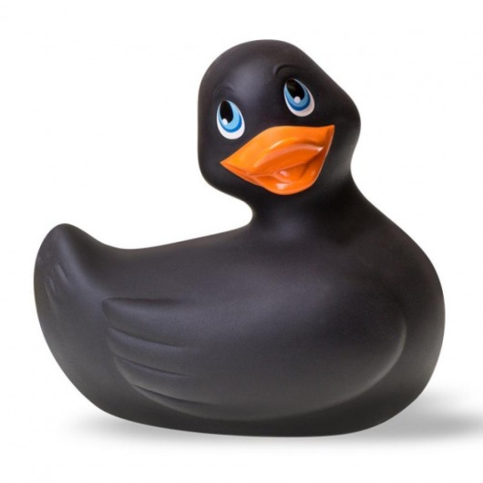 Черный вибратор-уточка I Rub My Duckie 2.0 - Big Teaze Toys - купить с доставкой в Екатеринбурге