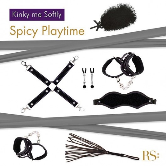 БДСМ-набор в черном цвете Kinky Me Softly - Rianne S - купить с доставкой в Екатеринбурге