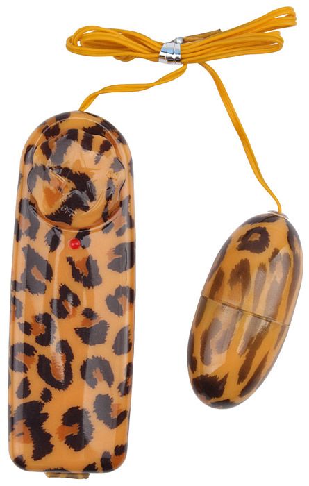 Леопардовое виброяйцо Leopard Print Love Egg - Chisa