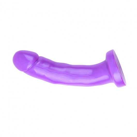 Фиолетовый страпон на черных трусиках Harness and Probe - 16,5 см. - Chisa - купить с доставкой в Екатеринбурге