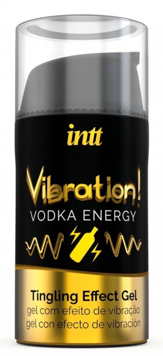 Жидкий интимный гель с эффектом вибрации Vibration! Vodka Energy - 15 мл. - INTT - купить с доставкой в Екатеринбурге
