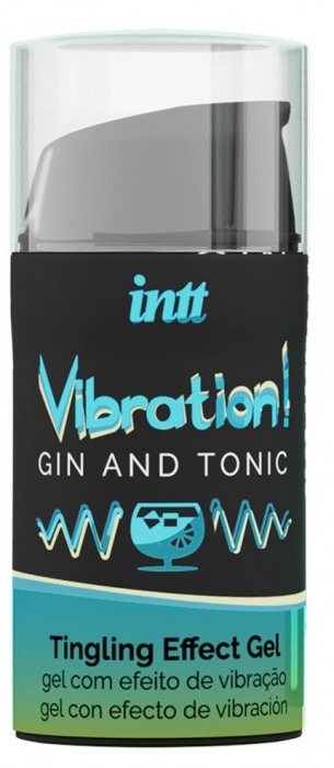 Жидкий интимный гель с эффектом вибрации Vibration! Gin   Tonic - 15 мл. - INTT - купить с доставкой в Екатеринбурге