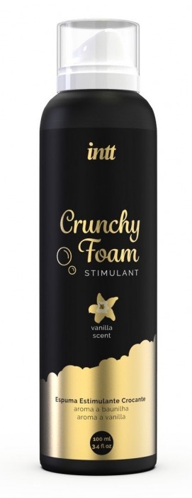Пенка для массажа Crunchy Foam Stimulant Vanilla - 100 мл. - INTT - купить с доставкой в Екатеринбурге