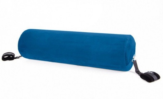 Синяя вельветовая подушка для любви Liberator Retail Whirl - Liberator - купить с доставкой в Екатеринбурге