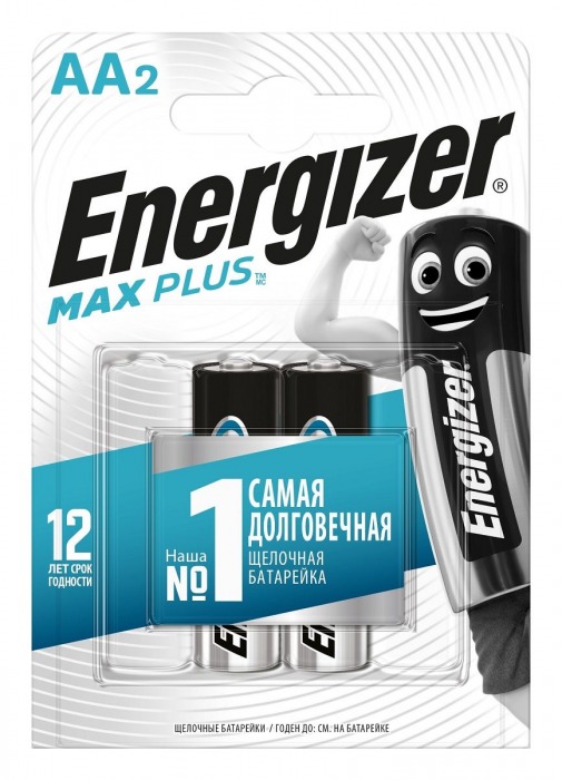 Батарейки Energizer MAX PLUS LR6/E91 AA 1.5V - 2 шт. - Energizer - купить с доставкой в Екатеринбурге