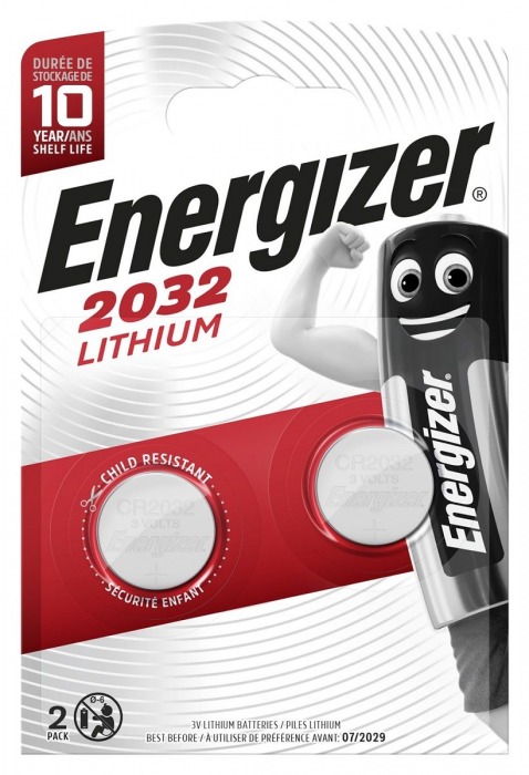 Батарейки Energizer Lithium CR2032 3V - 2 шт. - Energizer - купить с доставкой в Екатеринбурге