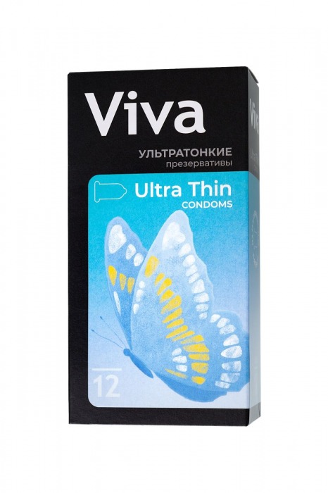 Ультратонкие презервативы VIVA Ultra Thin - 12 шт. - VIZIT - купить с доставкой в Екатеринбурге