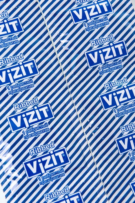 Ребристые презервативы VIZIT Ribbed - 3 шт. - VIZIT - купить с доставкой в Екатеринбурге