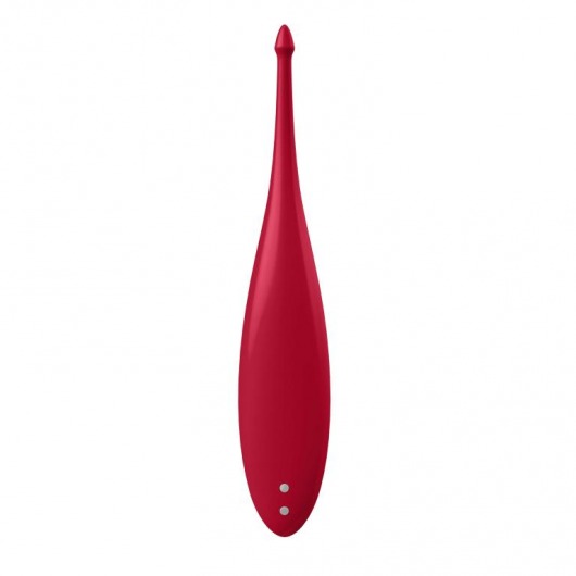 Красный вибромассажёр для точечной стимуляции Twirling Fun - Satisfyer