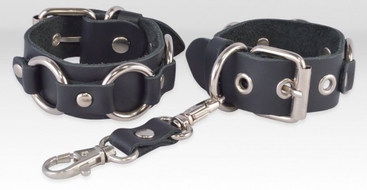 Черные кожаные наручники  Властелин колец - Sitabella - купить с доставкой в Екатеринбурге