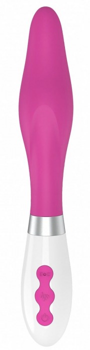 Розовый вибратор Athamas конической формы - 22,7 см. - Shots Media BV