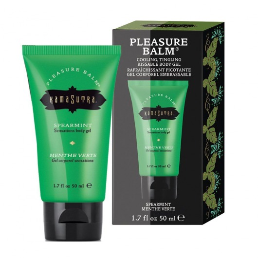 Возбуждающий бальзам для тела Pleasure Balm Spearmint - 50 мл. - Kama Sutra - купить с доставкой в Екатеринбурге