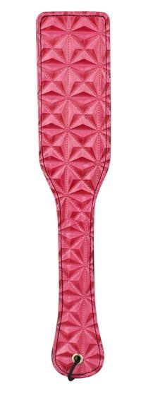 Розовый пэддл с геометрическим рисунком - 32 см. - Erokay - купить с доставкой в Екатеринбурге