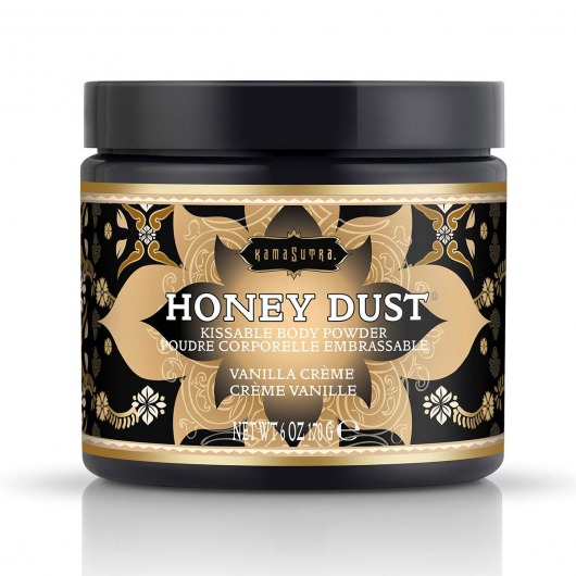 Пудра для тела Honey Dust Body Powder с ароматом ванили - 170 гр. - Kama Sutra - купить с доставкой в Екатеринбурге