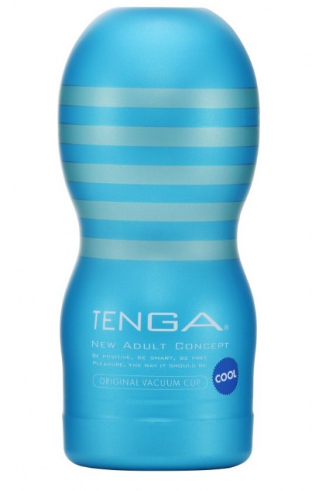 Мастурбатор с охлаждающей смазкой TENGA Original Vacuum Cup Cool - Tenga - в Екатеринбурге купить с доставкой