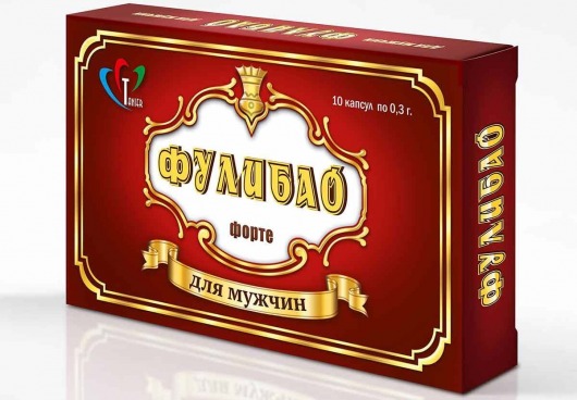 БАД для мужчин  Фулибао форте  - 10 капсул (0,3 гр.) - Фулибао - купить с доставкой в Екатеринбурге