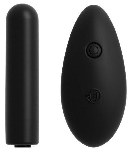 Черные трусики Remote Lace Peek-a-Boo XL-XXL с вибрацией и анальным стимулятором - Pipedream