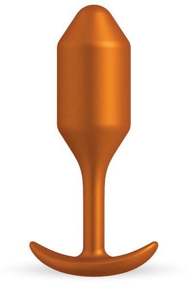 Пробка для ношения цветы бронзы B-vibe Snug Plug 2 - 11 см. - b-Vibe