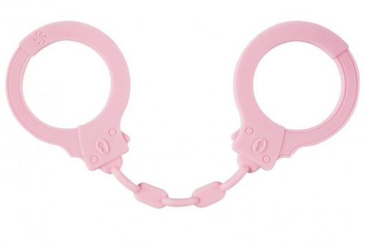 Розовые силиконовые наручники Suppression - Lola Games - купить с доставкой в Екатеринбурге