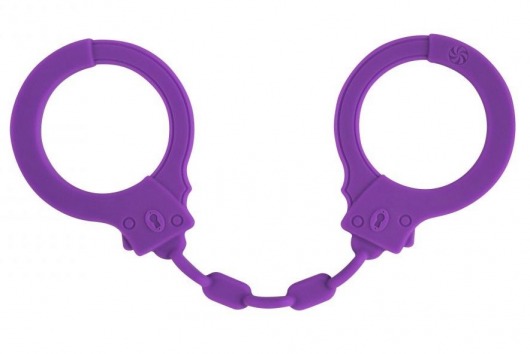 Фиолетовые силиконовые наручники Suppression - Lola Games - купить с доставкой в Екатеринбурге