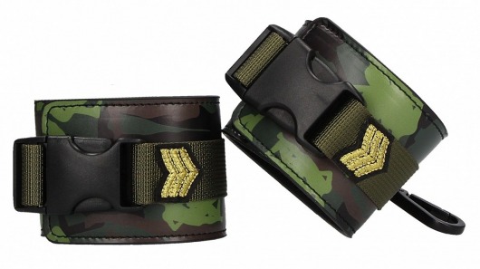 Наручники Wrist Cuffs Army Theme - Shots Media BV - купить с доставкой в Екатеринбурге
