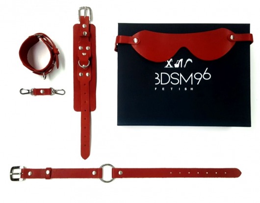 БДСМ-набор в красном цвете  Госпожа - BDSM96 - купить с доставкой в Екатеринбурге