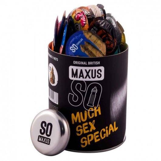 Текстурированные презервативы в кейсе MAXUS So Much Sex - 100 шт. - Maxus - купить с доставкой в Екатеринбурге