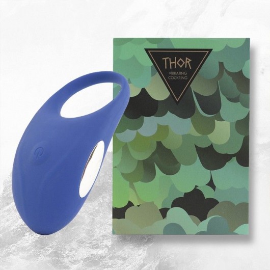 Синее кольцо с вибрацией Thor Cockring - FeelzToys - в Екатеринбурге купить с доставкой