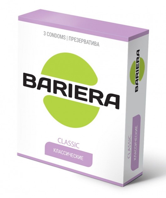 Классические презервативы Bariera Classic - 3 шт. - Bariera - купить с доставкой в Екатеринбурге