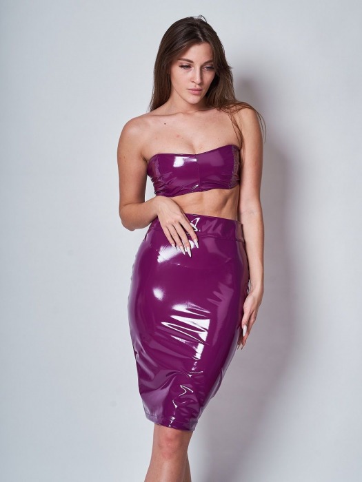 Сексуальная юбка-карандаш из винила - NG Designer купить с доставкой